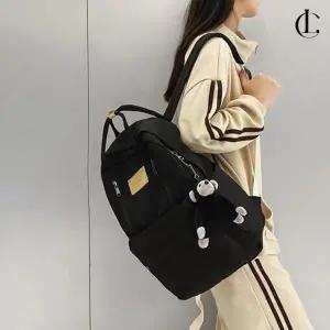 캐주얼백팩 엘케이트 검정 캐주얼 여성가방 데일