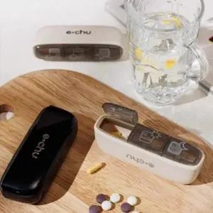 알약케이스 U520 약 보조제 불투명 보관함 약통 3칸 여행 휴대용 가방 주머니_24198675