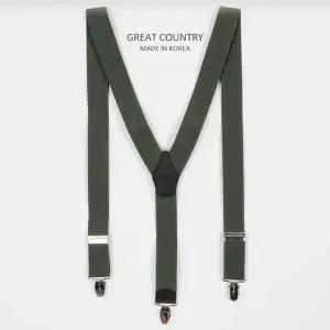 남자멜빵코디 정장멜빵 카키 남친룩필수템 패션멜