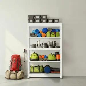 스피드랙   홈던트하우스 스피드랙 올메탈 철판앵글 MAX200 5단 900x450x1500