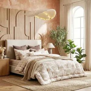 [롯데백화점]박홍근홈패션 르망스 사계절 양면 오가닉인증 코튼 100 침구세트 퀸/킹 겸용(Q/K)