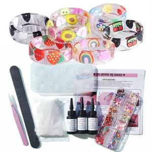 [마니랜드] 키치 레진반지 만들기 DIY 키트 / 레진아트 초보자 세트