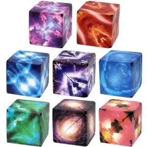 우주 3D 자석큐브 8개칼라 퍼즐 컬러 입체 놀이