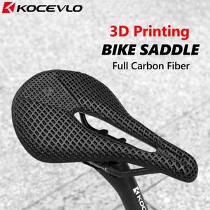 KOCEVLO 3D 프린팅 자전거 안장 탄소 섬유 240x14 3/155mm MTB 산악 도로 사이클링 쿠션