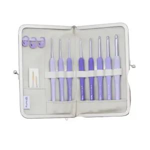 튤립 코바늘 에티모 TEM00 무라사키 세트 라벤더