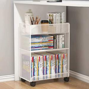 책상 밑 수납장 매쉬 아래 이동식 밀망 이동형 3단 책상밑 철제 서류