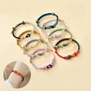 매듭공예 한땀한땀 소원담은 양쪽매듭 행운 팔찌 8종 팔찌만들기 매듭팔찌만들기