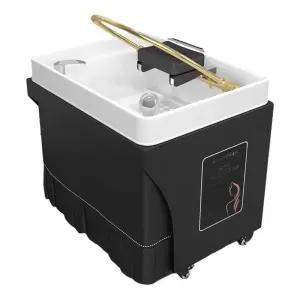 이동식 자동 샴푸대 수직 헤어샵 세면대 바버샵 요양원