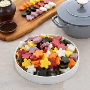 알록달록 국산쌀 6색 꽃떡국떡 1kg