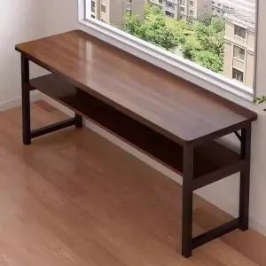 창가테이블 좁고 긴 사이드테이블 화분테이블 따뜻한 폭좁은책상 원목 카페 창가 긴테이블