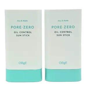 오브제 선스틱 포어제로 오일 컨트롤 노세범 18g x2개