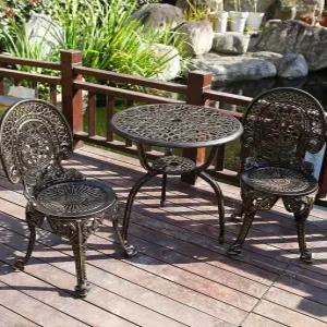 정원 벤치 야외 주물 의자 철제 공원 빈티지 장미아치 마당 파크체어