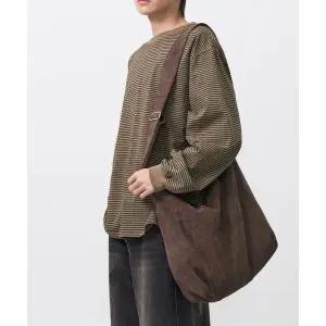 EXCONTAINER 뮤티드 스웨이드 크로스 백 DARK BROWN E5F-MSCB1 146523