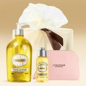 갤러리아 록시땅 [기프트] 아몬드 샤워 오일 500ml 세트 (+디럭스 1종+파우치)