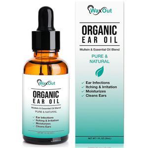 천연 멀라인 이어 왁스 제거 오일 & 마늘로 세정제 | 및 귀 제 | 이어왁스 유연제, 보습제 및 진정제 | 이명, 가려움증, 울림, 감염 및 귀 막힘
