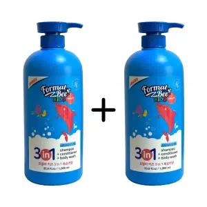 .포멀비 3 in 1 워시 1000ml X 2 (키즈 올인원)