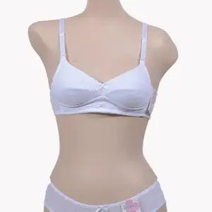 주니어 노와이어 2단계 AA컵브라팬티세트 청소년 WC7B632