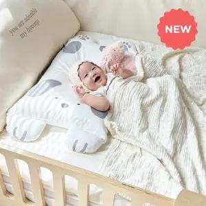 냉감 양면 동물 와이드베개 솜포함 이탈방지 옆잠베개졸업)