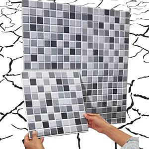 깨지지 않은 접착 벽타일 욕실 베란다 세탁실 흡집 오염 벽커버 자가시공 간편재단