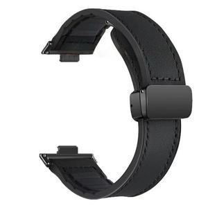 Huawei Watch Fit 4/4 Pro 스포츠 통기성 금속 마그네틱 버클 팔찌 Huawei Watch Fit 3 액세서리 용 가죽 +