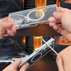 삼성 갤럭시 Z 폴드 7용 GKK 에어백 범퍼 코너 케이스 마그네틱 무선 힌지 보호 소프트 커버