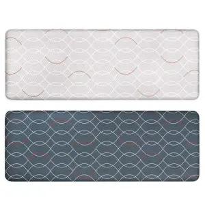 [무료배송] 푹신하고 두꺼운 30T 양면 주방 발매트 120x44 라인