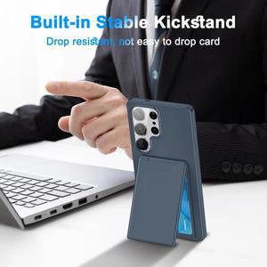 삼성 갤럭시 S25 울트라 S24 S22 S23 플러스 휴대폰 커버 액세서리용 휴대용 카드 슬롯 케이스