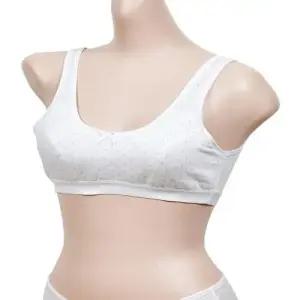 주니어 스포츠 브라 하트 도트 패턴 AA컵 여성용 브라렛 발랄 WFJGEXQ