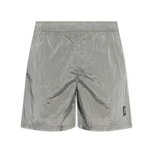 26SS 스톤아일랜드 나일론 메탈 쇼츠 스웜팬츠 그레이 L1S15B100004 S0043 V0061
