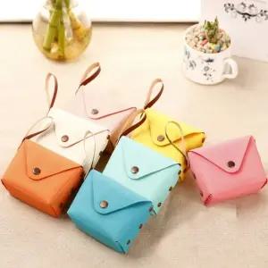 귀여운 작은 동전지갑 똑딱이 지폐 코인 수납 파우치 동전지갑 코인홀더 똑딱이지갑