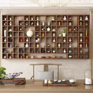 원목컵진열장 스타벅스컵진열장 소품장식장 미니장식장