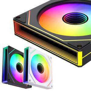 Prism 7 Pro 팬 120mm 단일 팩 ARGB 인피니틸호환 미러 데이지 체인 디자인