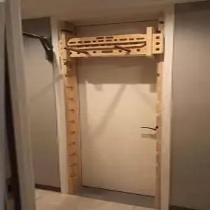 문틀원목철봉 실내 턱걸이 자작나무 풀업 운동기구 홈트