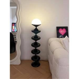 빈티지 바둑알 장스탠드 물방울 샬로트 크롬 활조명 플로어램프 빈티지조명 플로어