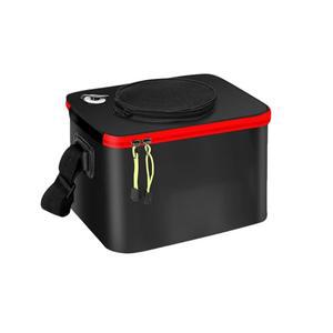 바캉 접이식 자립식 물 み기 낚시 양동이 긴 손잡이 EVA소재 낚시용 30cm