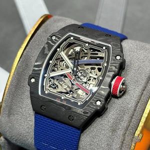 RM67-02 RM35-02 RM030 RM055 수제 맞춤형 탄성 플루오로 고무 시계줄 리차드 밀 랩어라운드 스트레치 시계