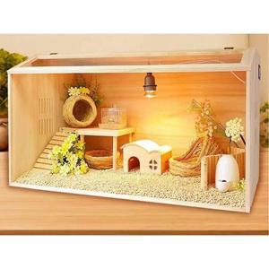 병아리 육추기 메추리 브래킷 사육 미니집 새장 50X30X30 햄스터 번식