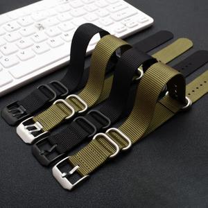 등산 모험 안전 짠 나일론 22 23mm Luminox 3051 3150 캔버스 세이코 워터 고스트 유니버설 시계 밴드 액세