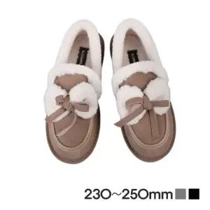 가볍고 편안한 여성털모카신 겨울방 모카신 털신발 단화 털신 로퍼 모카신로퍼 털고무신