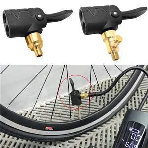 차량용 에어펌프 자동차 공기 펌프 어댑터 노즐 2-in-1 및 자전거용 인플레이터, 에어 척, 황동