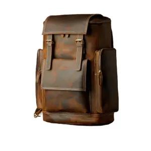 대형 소가죽 백팩 빈티지 노트북 남자 가방