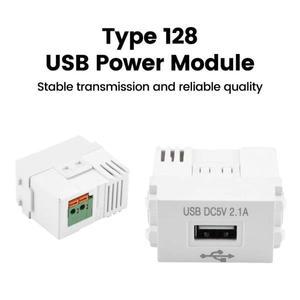 휴대 전화 충전 패널 USB 전원 모듈 220V 소켓 5V 변압기 2.1A 스위칭 어댑터