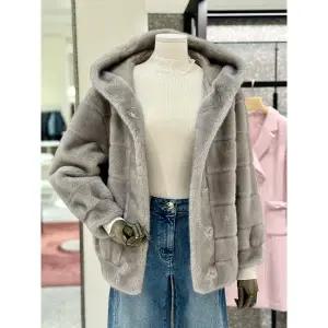 [지고트](대전신세계)JRCE3FR513[ 페이크퍼 후드 자켓 ]