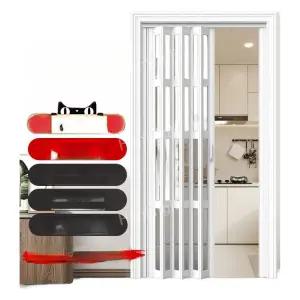 공간분리 무타공 셀프설치 슬라이딩 미닫이 접이식현관문 간이문 투명 중문도어 가벽