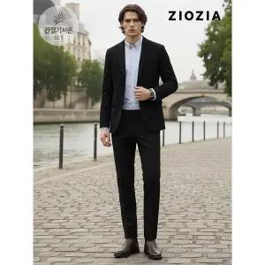 [지오지아]블랙 데일리 셋업 수트 (ABE1KG1101_ABE1PP1101_BK)