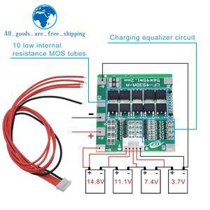 TZT 새로운 도착 4S 30A 14.8V 리튬 이온 18650 배터리 BMS 팩 PCB 보호 보드 밸런스 집적 회로
