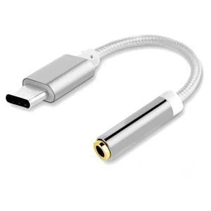 휴대폰 타입 C를 이어폰에 연결하기 위한 10개 케이블 변환기, 유선 헤드폰용 USB C에서 3.5mm 오디오 잭