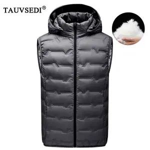 패딩 점퍼 자켓 재킷 퀼팅 방한 겨울 숏패딩 경량 남자 남성 화이트 덕다운 조끼 방수 방풍 탈부착 가능 모