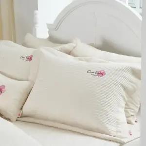 희(希) 40수 트윌 광목 줄누비 베개커버(50X70)