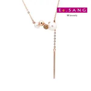 [이상주얼리]18k 유오스 다이아진주목걸이 18k목걸이